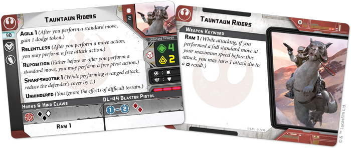 Star Wars : Legion - Tauntaun Riders Unit Expansion